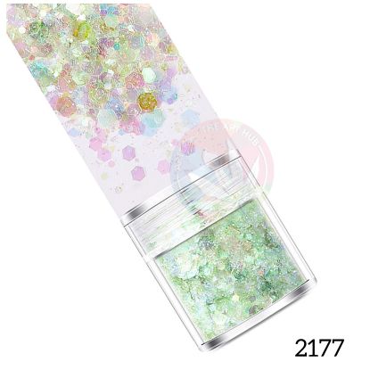 Picture of Iridescent Ice Glitter Combiglitz- Mint Green