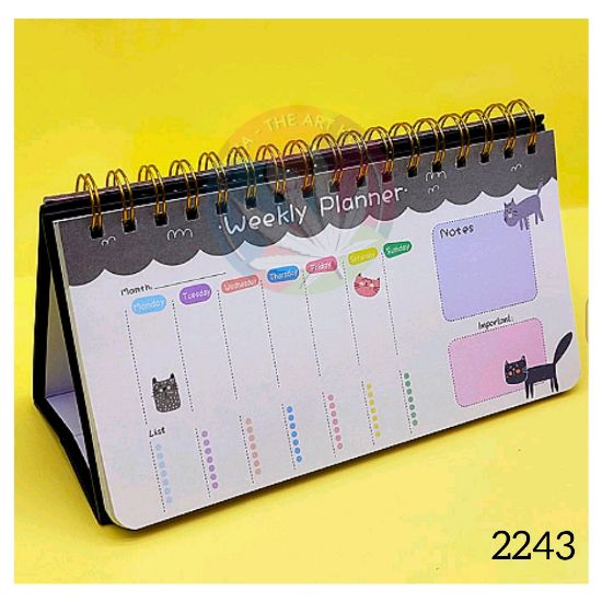 Picture of Weekly Spiral Planner for Desk