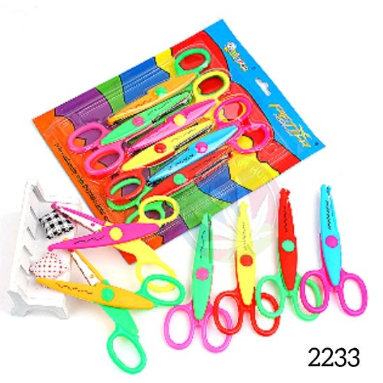 Picture of 6 pc zig zag scissor 