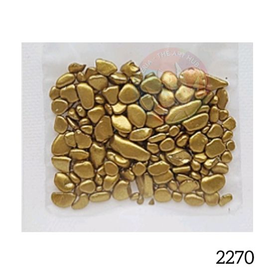 Picture of Metallic Stones - Medium - Golden