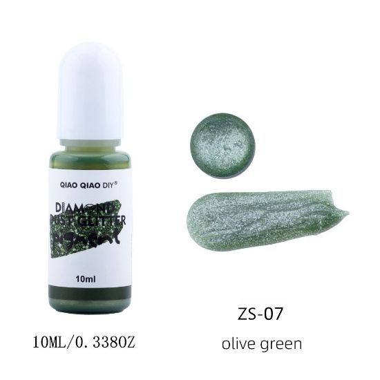 Picture of Diamond Dust Glitter Pigment - Olive green