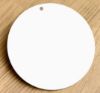 Picture of Round White Acrylic Coaster 4" with A Hole 