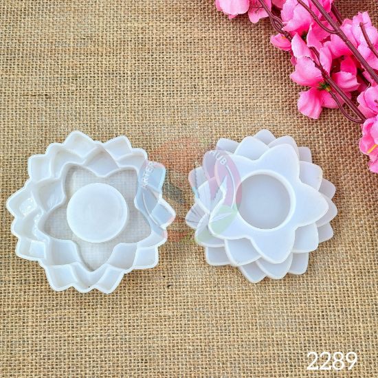 Picture of 3 Step Flower Tea Light Holder Mould