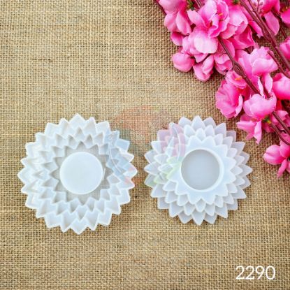 Picture of 4 Step Flower Tea Light Holder Mould