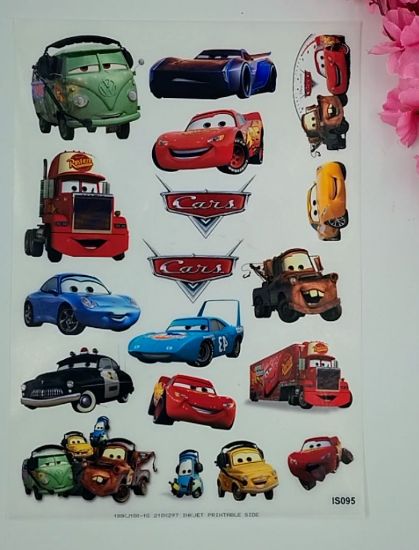 Picture of Insert Sheet- Coloured Cars