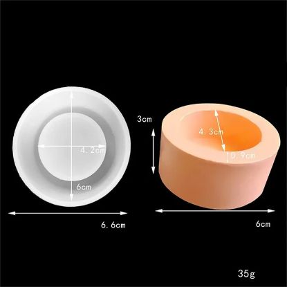 Picture of 1 Cavity Capsule Tea Light Holder Mould