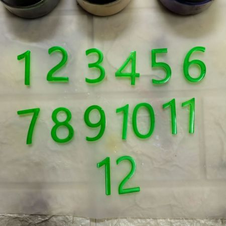 Picture for category Resin Clock numbers