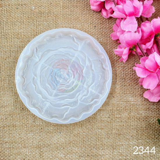 Picture of Rose flower coaster mould