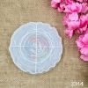 Picture of Rose flower coaster mould