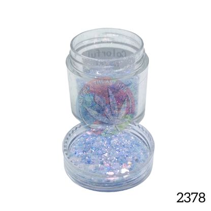 Picture of Holographic Hexa Glitters- Colourful Royal Blue