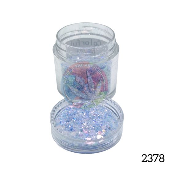 Picture of Holographic Hexa Glitters- Colourful Royal Blue