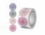 Picture of Round Thank You Sticker- Pastels 4