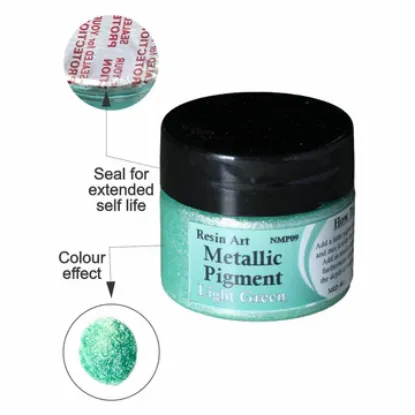 Picture of Light Green Metallic Pigment Paste