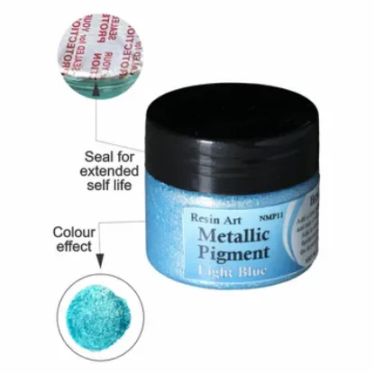 Picture of Light Blue Metallic Pigment Paste