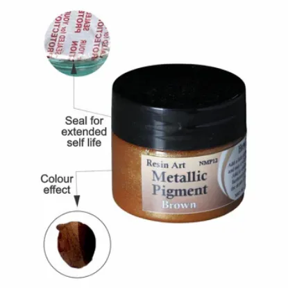 Picture of Brown Metallic Pigment Paste