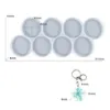 Picture of 8 cavity 45mm Round Keychain & Pendant Mould