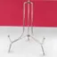 Picture of 8" Silver Metal Stand - Folding Stand [Electro plated]