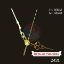 Picture of Designer Clock Hands - clock needles medium golden 