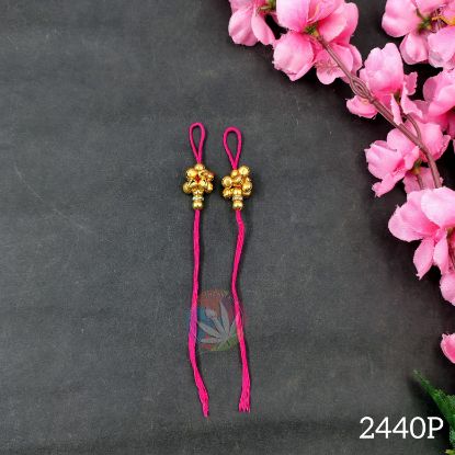Picture of  Rakhi Thread With Ghunghroo - Pink