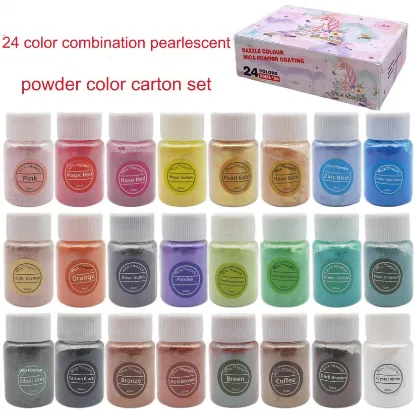Picture of New Pearl Mica Powder set of 24 shades