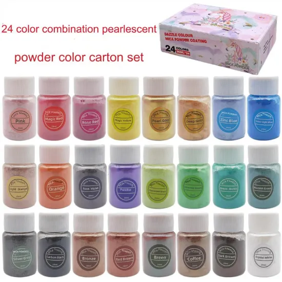Picture of New Pearl Mica Powder set of 24 shades