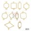 Picture of Small Bracelet Bezel - Gold Pack of 10