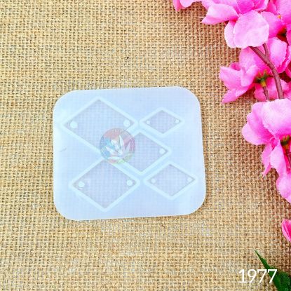 Picture of 5 Cavity diamond shape Rakhi Mould
