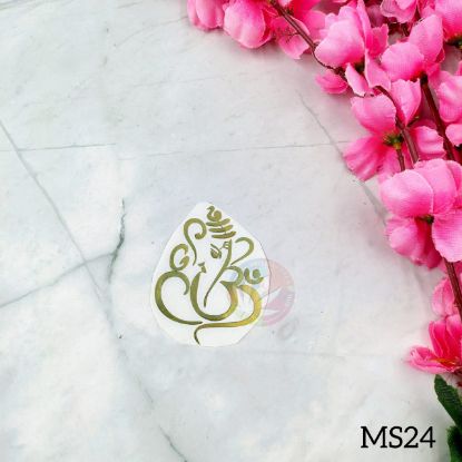Picture of Metal sticker- Ganpati Big [1pc]
