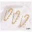 Picture of Safety Pin Brooch - golden [4pc]