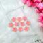Picture of Acrylic cherry blossom flowers - Peach