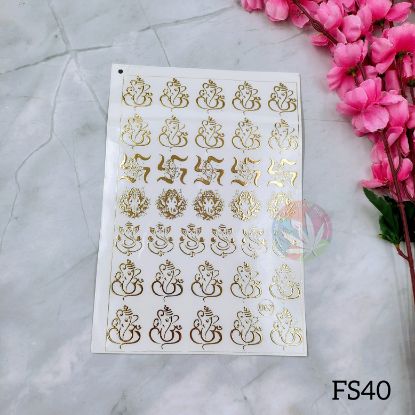 Picture of Emboss Sticker - Ganpati
