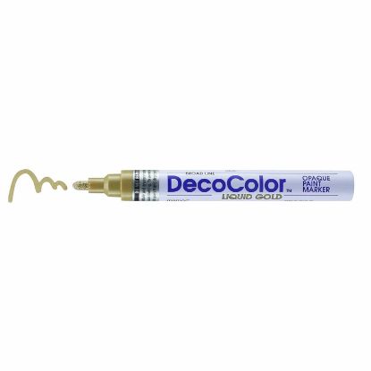 Picture of Premium Deco Colour- Broad Line Opaque Marker for Resin - Gold