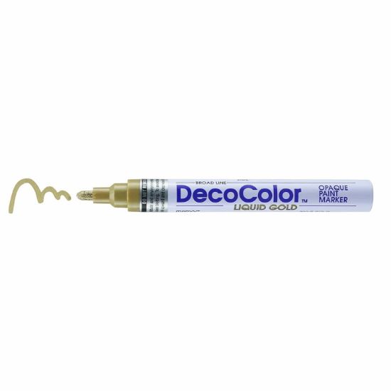 Picture of Premium Deco Colour- Broad Line Opaque Marker for Resin - Gold